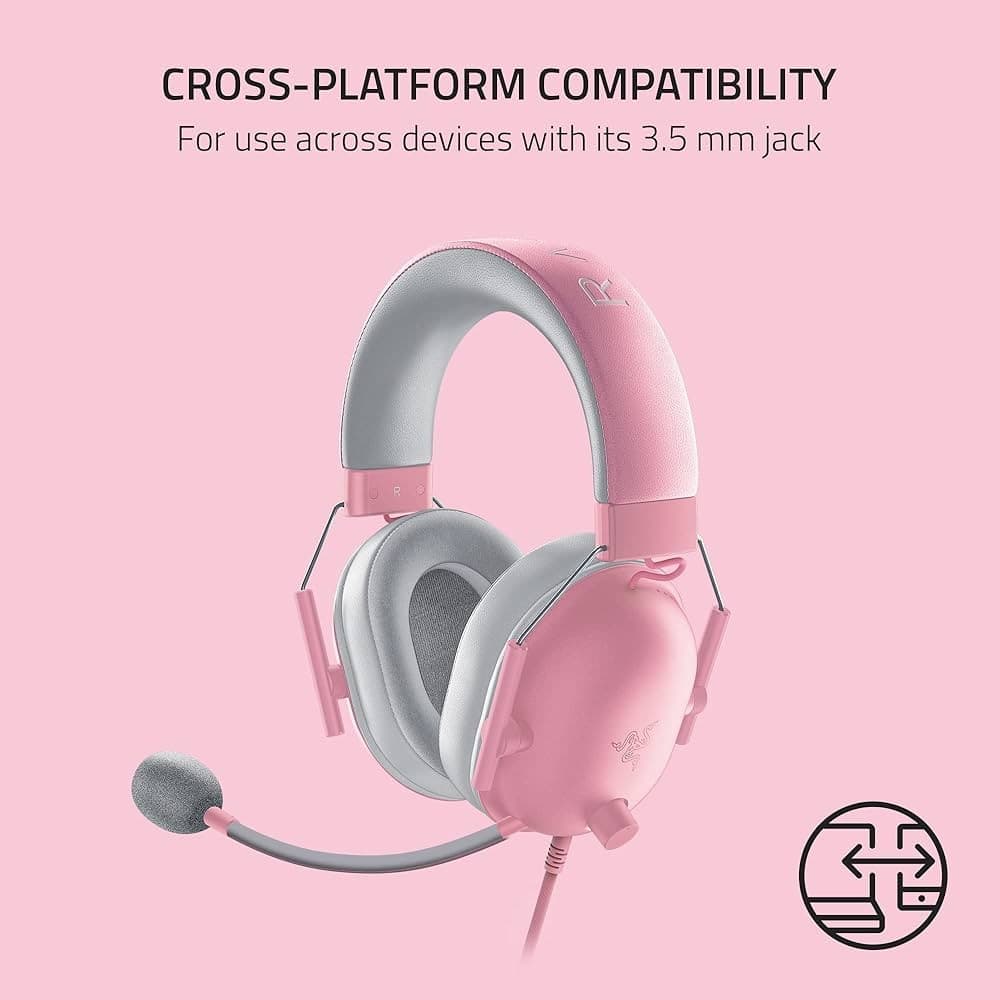 RAZER BLACKSHARK V2 X GAMING - ROSE - Image 2