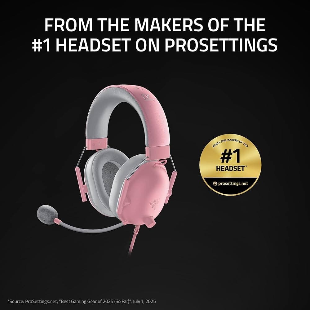 RAZER BLACKSHARK V2 X GAMING - ROSE - Image 4