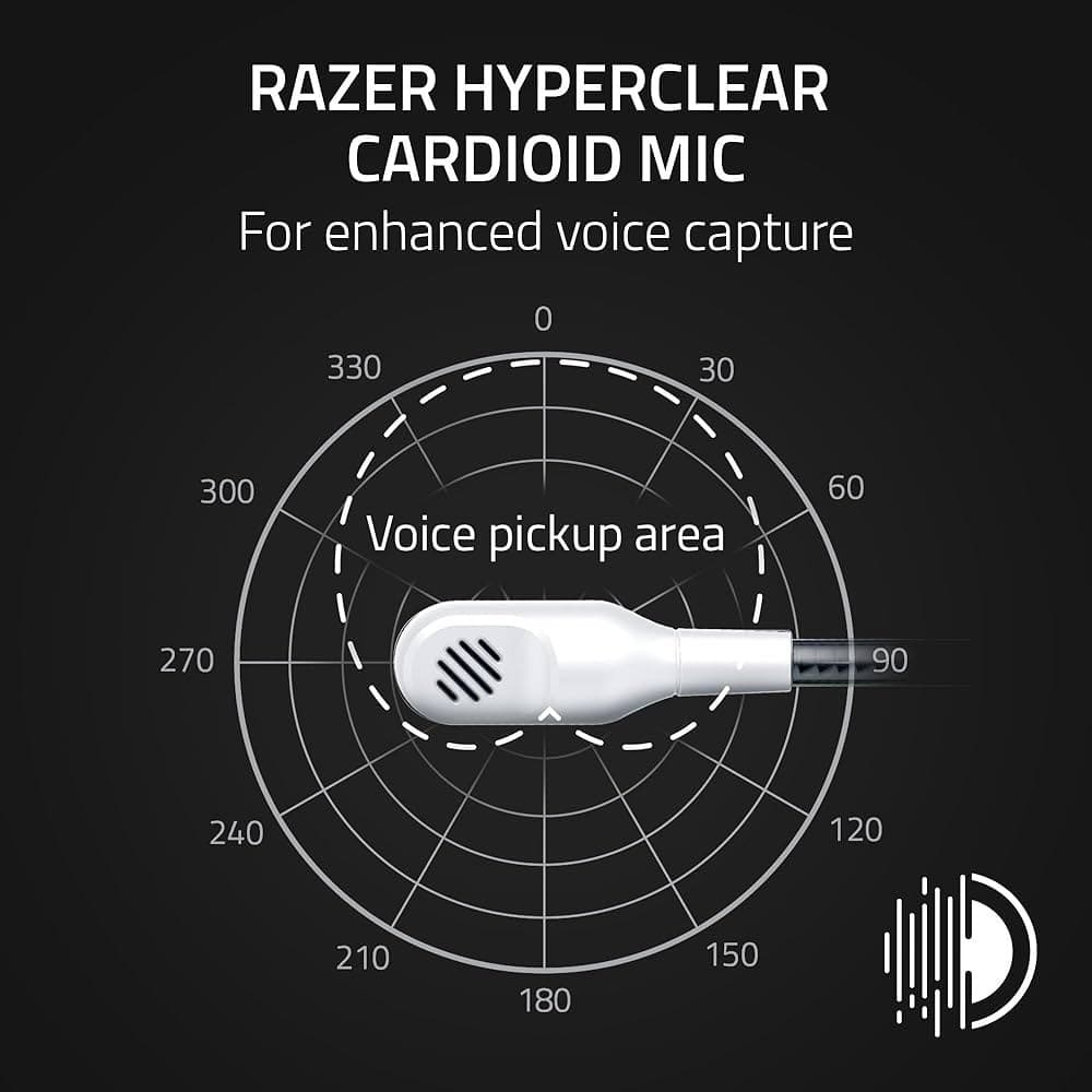 RAZER BLACKSHARK V2 X GAMING - BLANC - Image 7