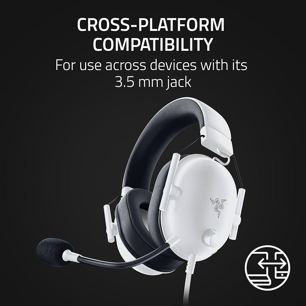 RAZER BLACKSHARK V2 X GAMING - BLANC - Image 5