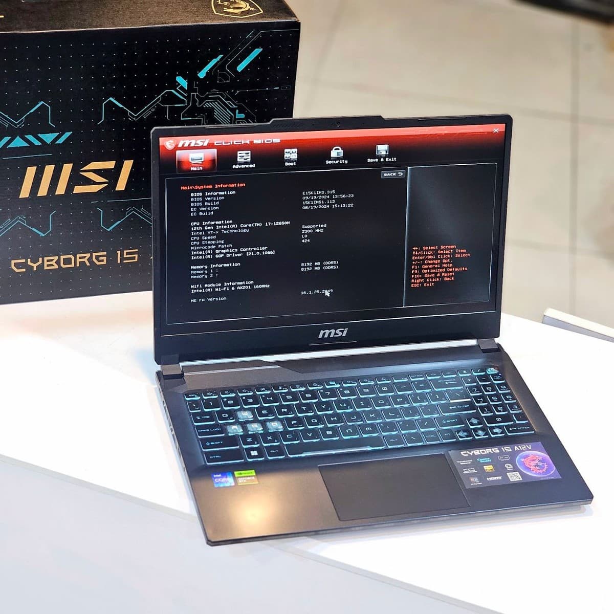 MSI CYBORG A13UC-1291XAE
