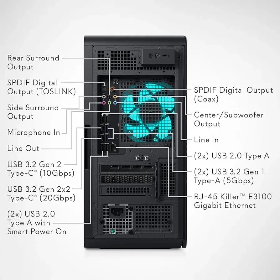 DELL ALIENWARE AURORA R16 GAMING DESKTOP - Image 9